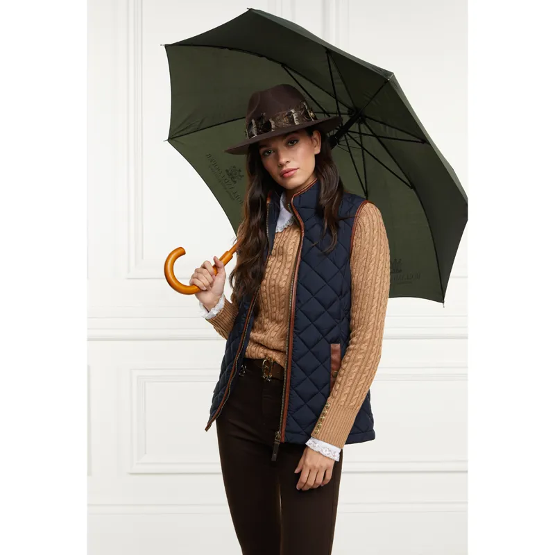 Holland Cooper Country Quilted Gilet - Ink Navy-2